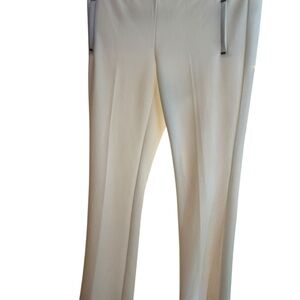 Soho Apparel Cream Classic Trousers